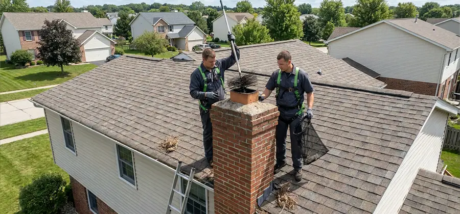 Bird Removal From Chimney in Parsippany